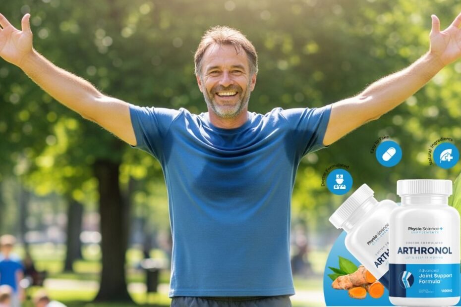 Arthronol joint support formula bottle for joint pain relief