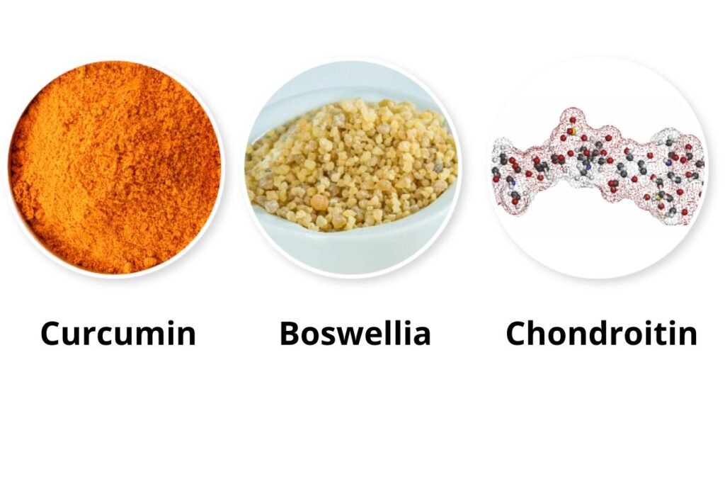 Natural ingredients curcumin and boswellia for joint support in Arthronol