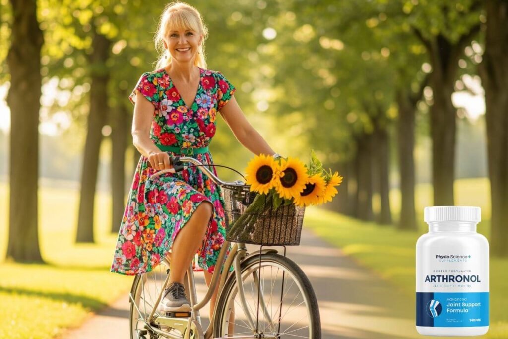 Active person exercising with healthy joints thanks to Arthronol