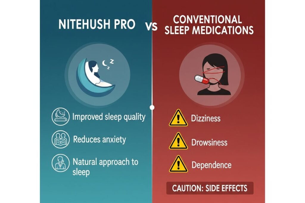 Nitehush Pro with other sleep aids